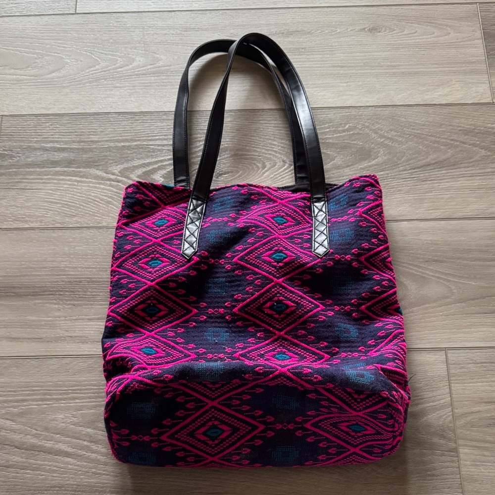 Vibrant Patterned Tote Bag